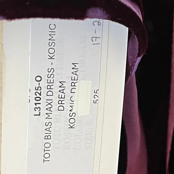 $525 Johnny Was Toto Bias Maxi Dress Size Small - CHECK OUT JOHNNY WAS WEBSITE - Picture 6 of 7